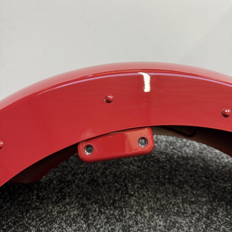 Indian Scout front fender / mudguard in Indian red